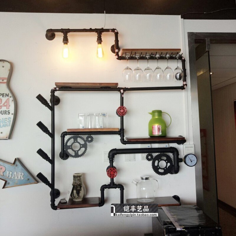 Wall Wine Rack Retro Design