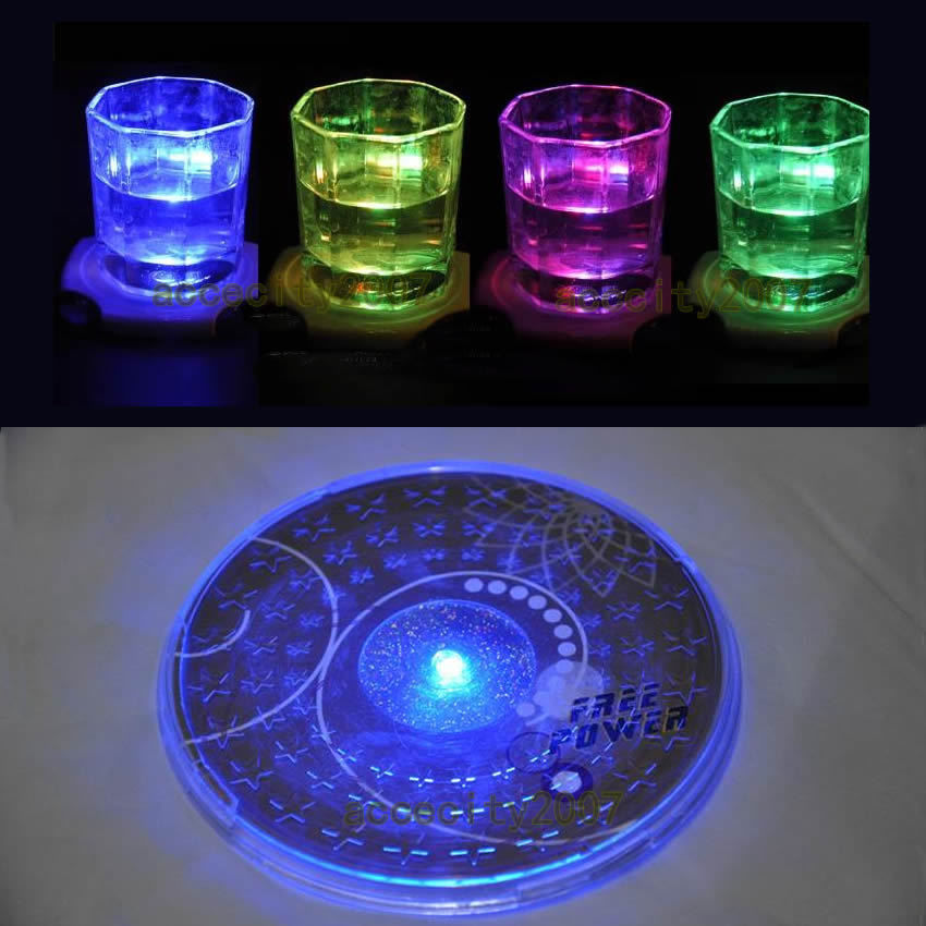 LED Light Up Drink Coasters