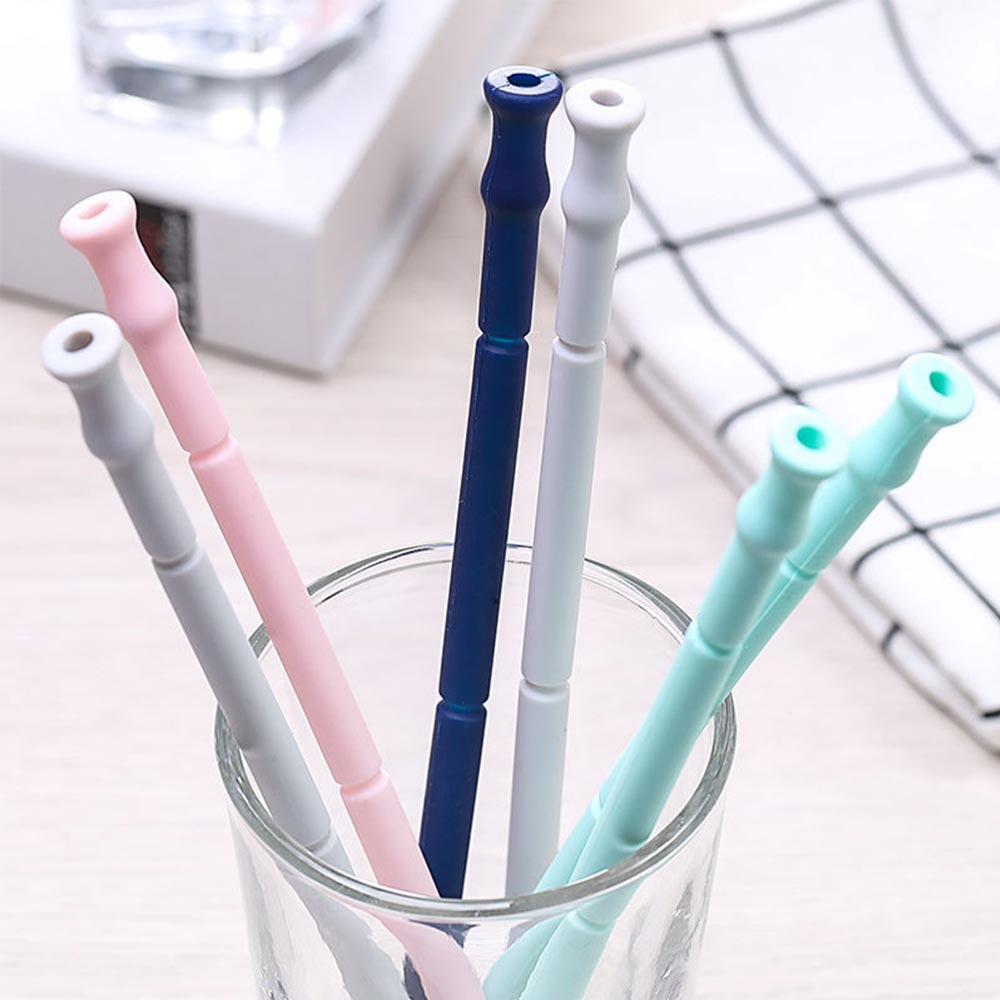 Silicone Straws Reusable Folding Straw