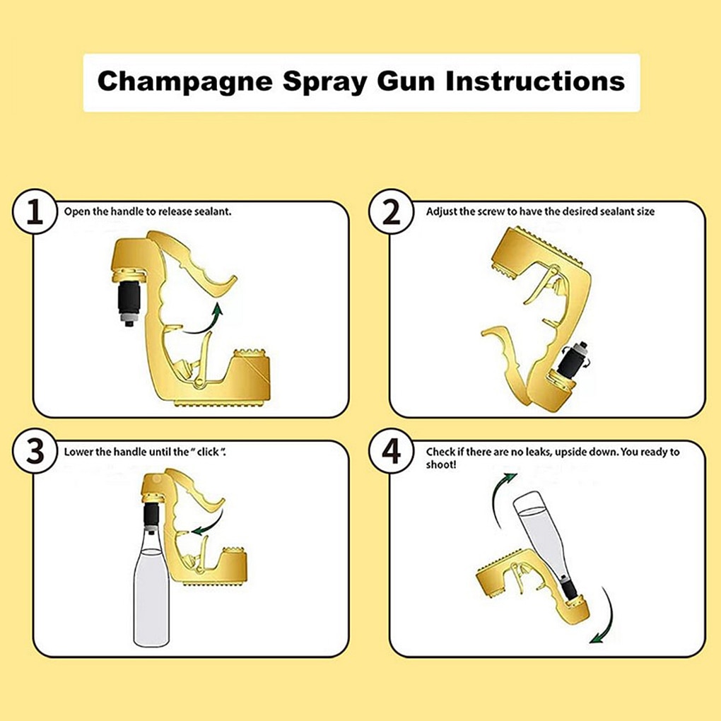 Wine and Champagne Gun Sprayer