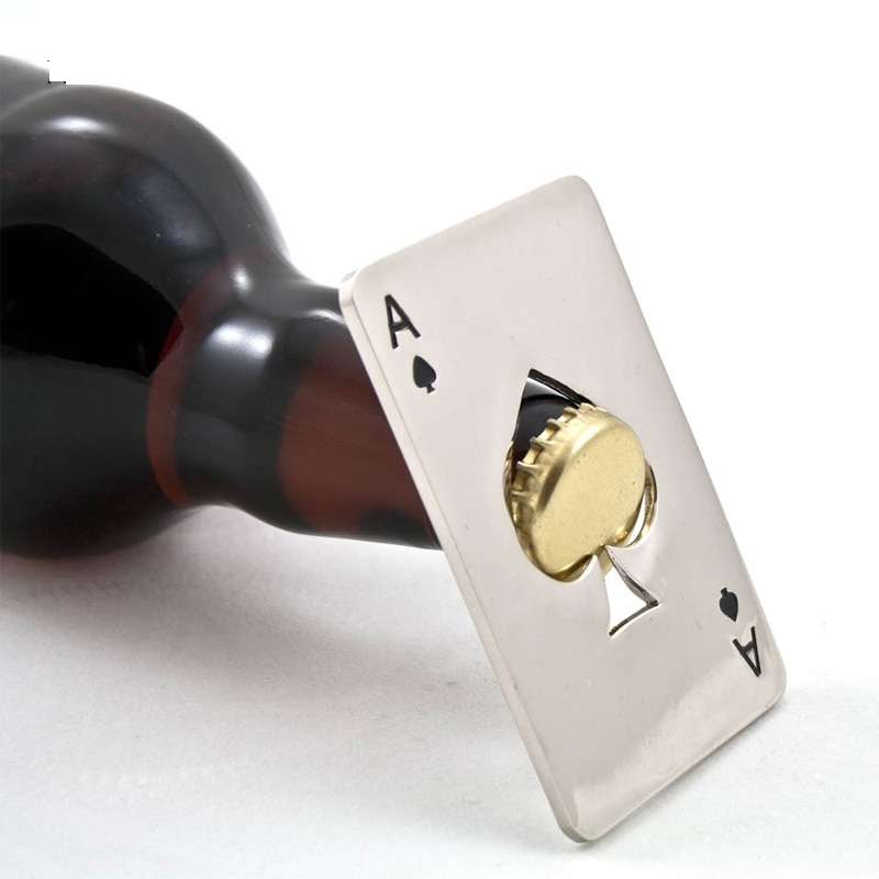 Cool Bottle Opener Poker Card Design