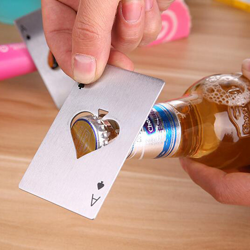 Cool Bottle Opener Poker Card Design