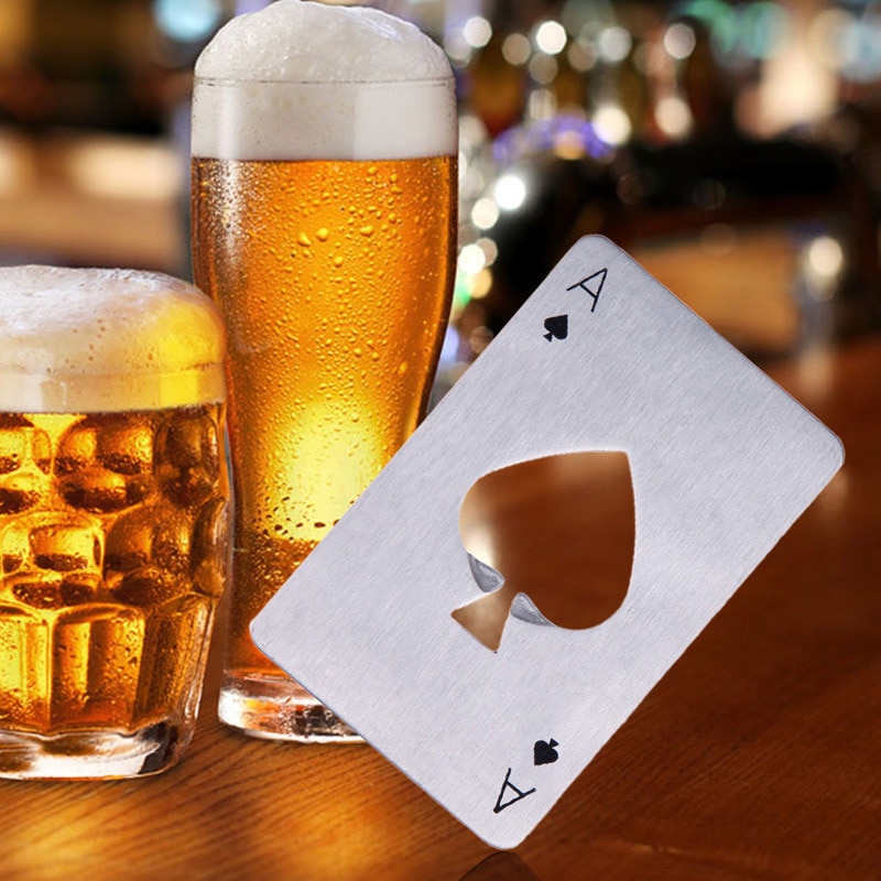 Cool Bottle Opener Poker Card Design