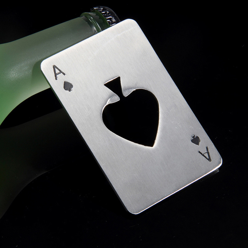 Cool Bottle Opener Poker Card Design