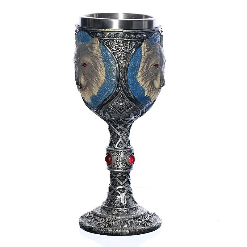 Cool Unique Decorative Stainless Steel Wine Goblet