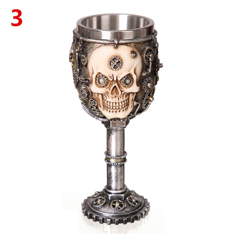 Cool Unique Decorative Stainless Steel Wine Goblet