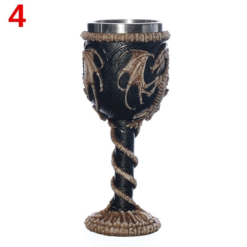 Cool Unique Decorative Stainless Steel Wine Goblet