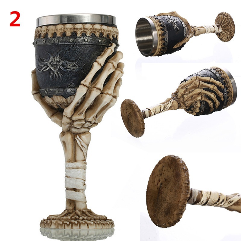 Cool Unique Decorative Stainless Steel Wine Goblet