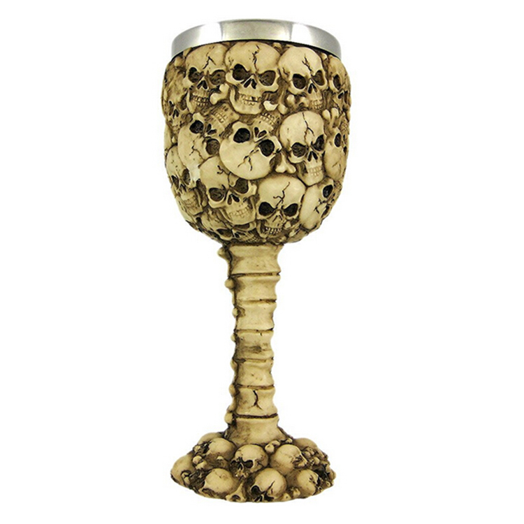 Cool Unique Decorative Stainless Steel Wine Goblet