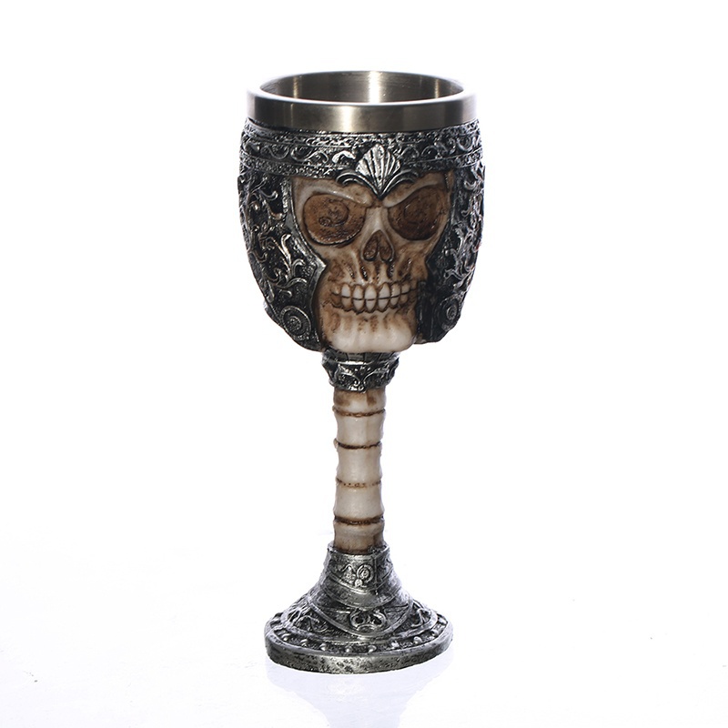 Cool Unique Decorative Stainless Steel Wine Goblet