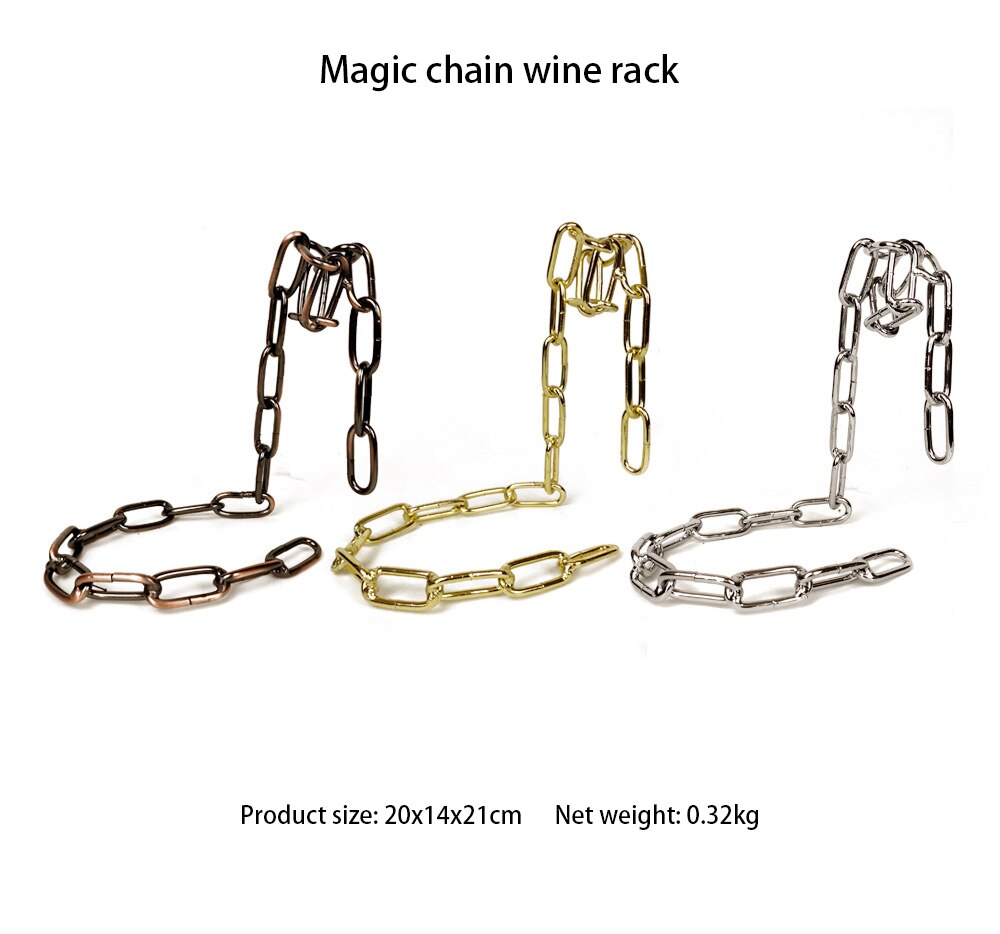 Magic Chain Floating Wine Bottle Holder