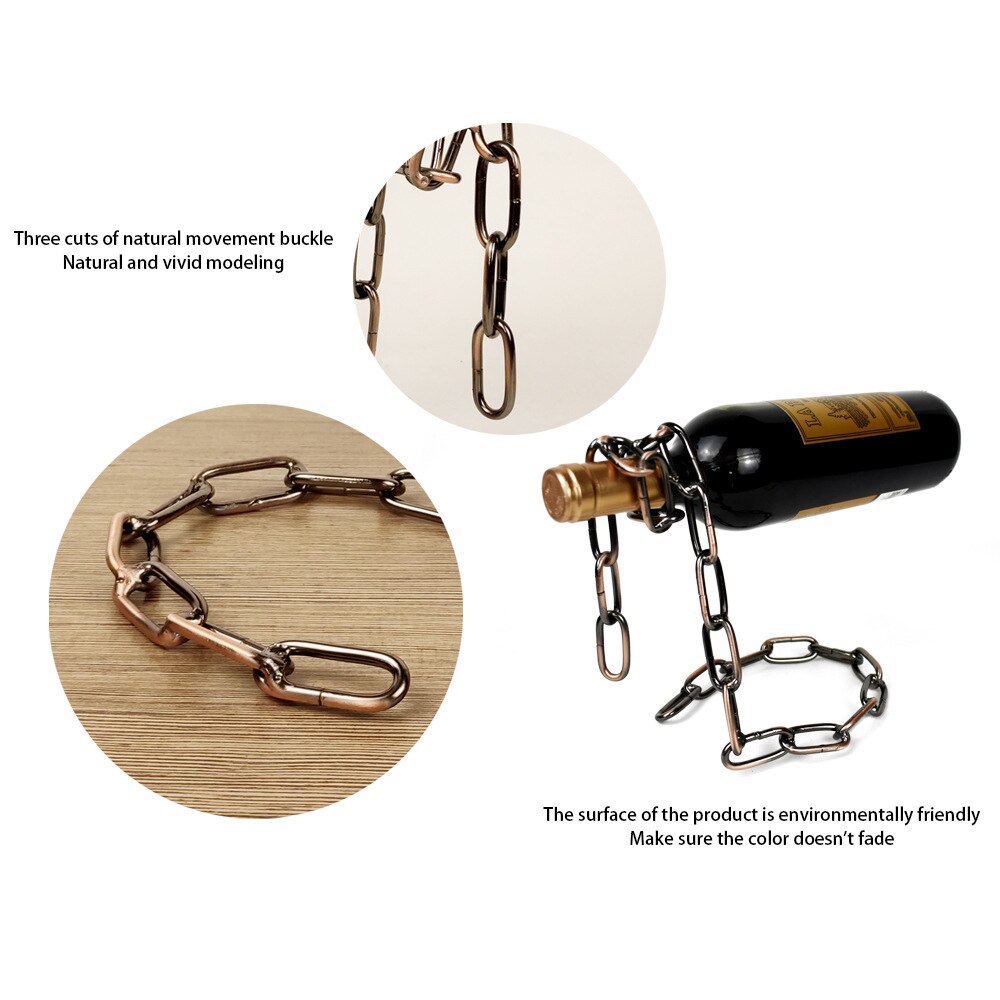 Magic Chain Floating Wine Bottle Holder