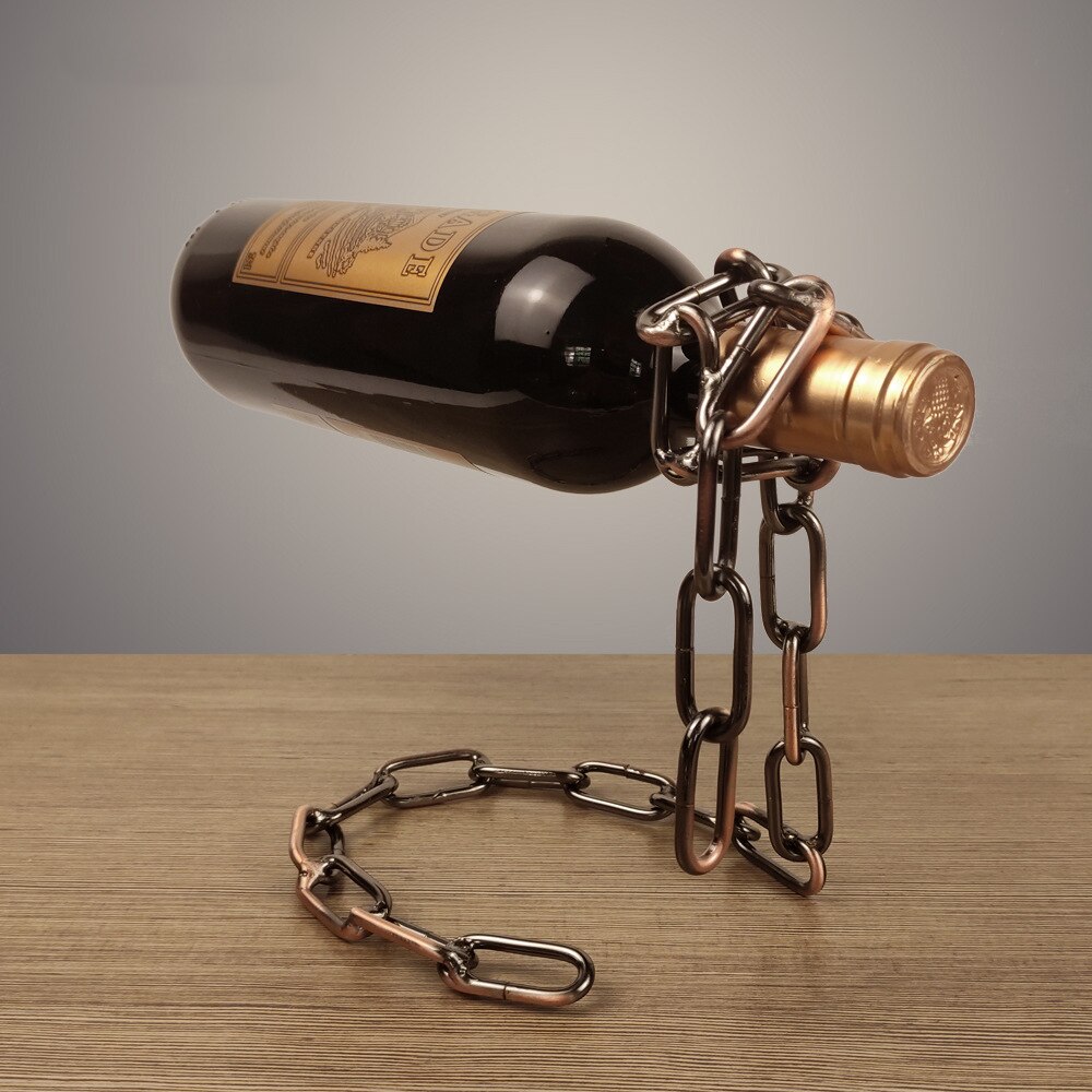 Magic Chain Floating Wine Bottle Holder