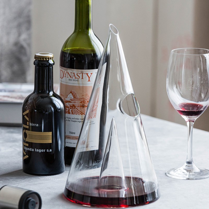 Wine Decanter Elegant Glass Pourer