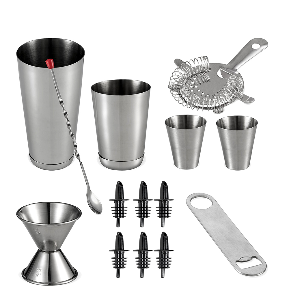 Stainless Steel Liquor Cocktail Shaker Tools Set