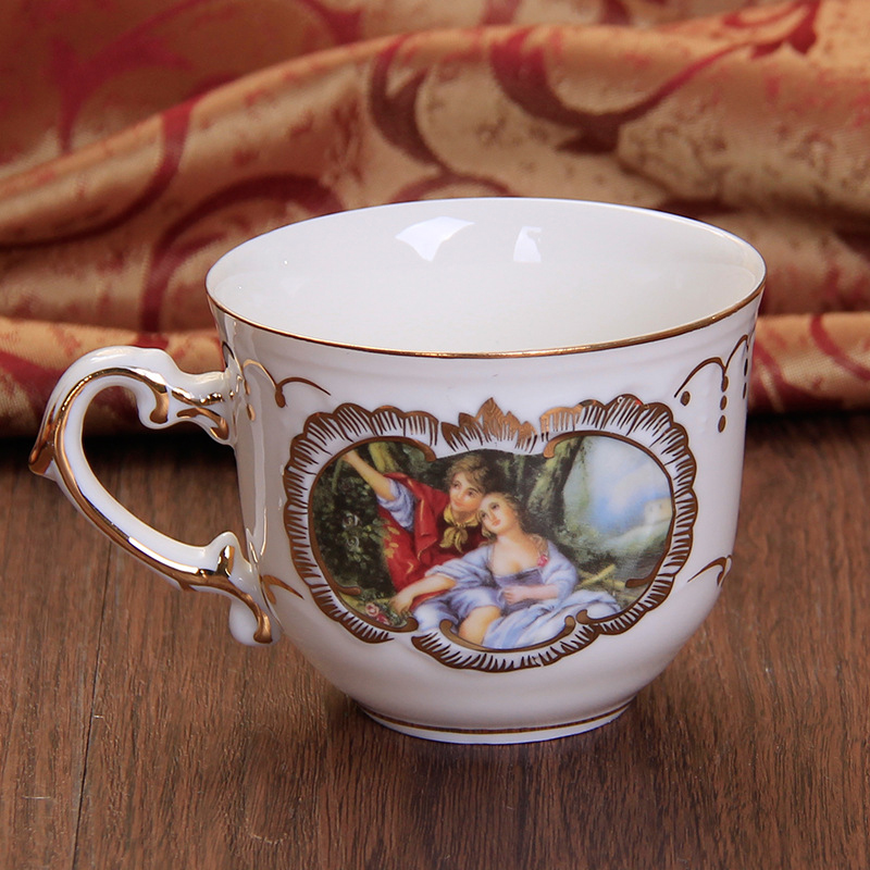 European Style Bone China Porcelain Tea Coffee Set