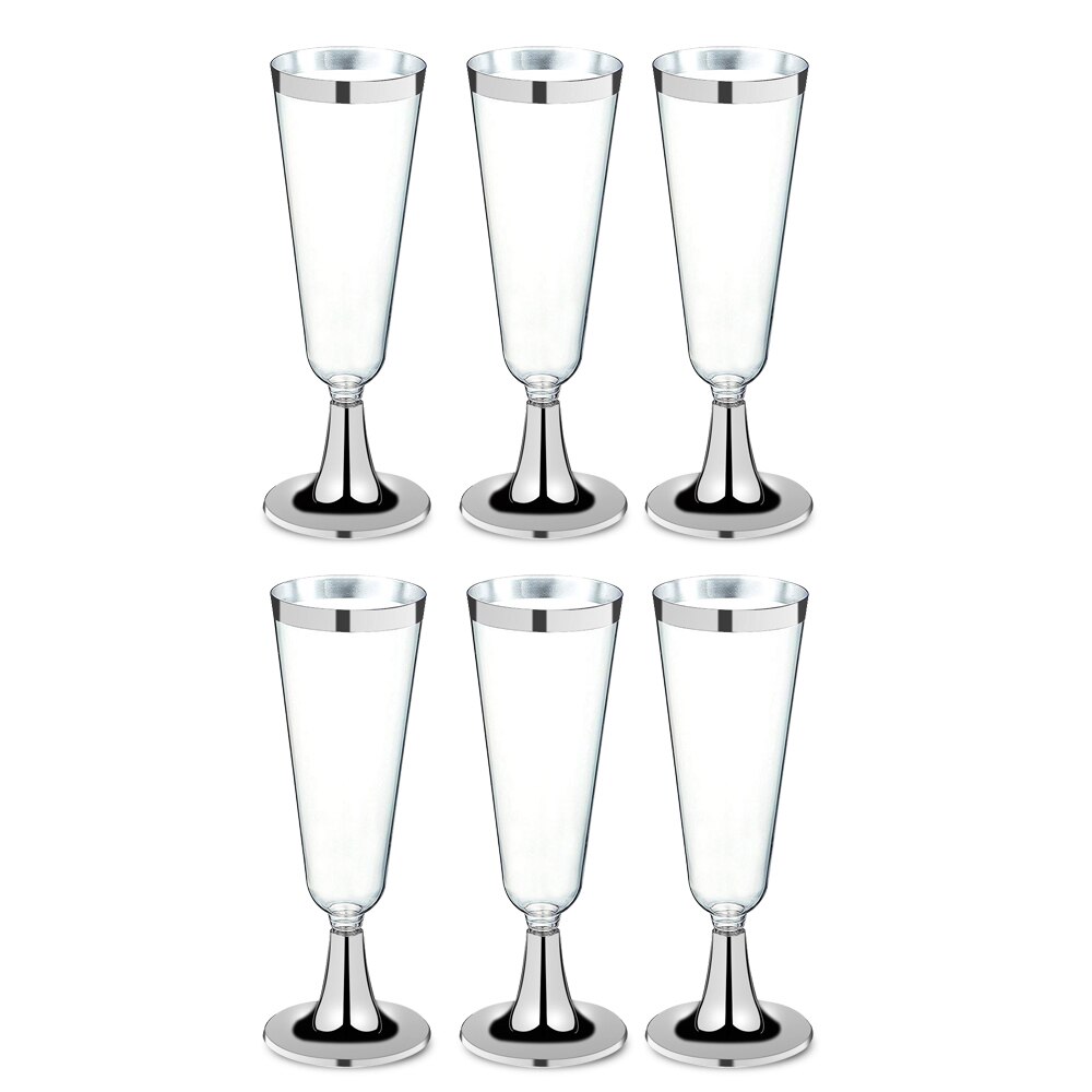 Disposable Wine Glasses Party Supply (6 pcs)