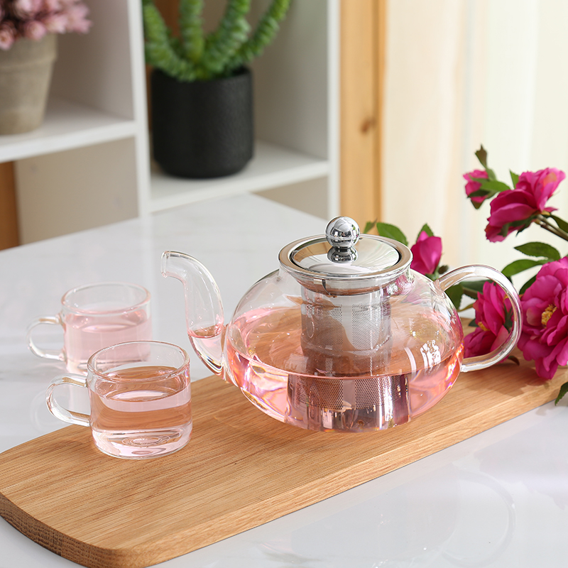 Tea Pot Loose Leaf Glass Infuser