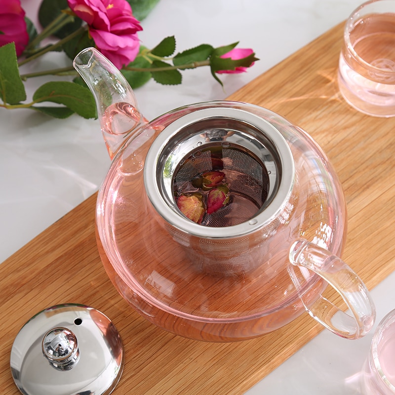 Tea Pot Loose Leaf Glass Infuser