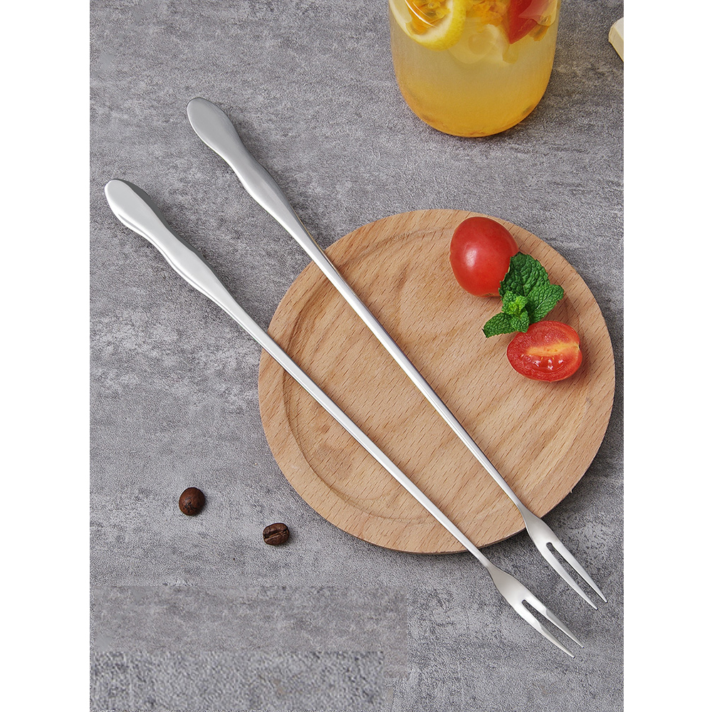 Cocktail Fork Long Handle Utensil