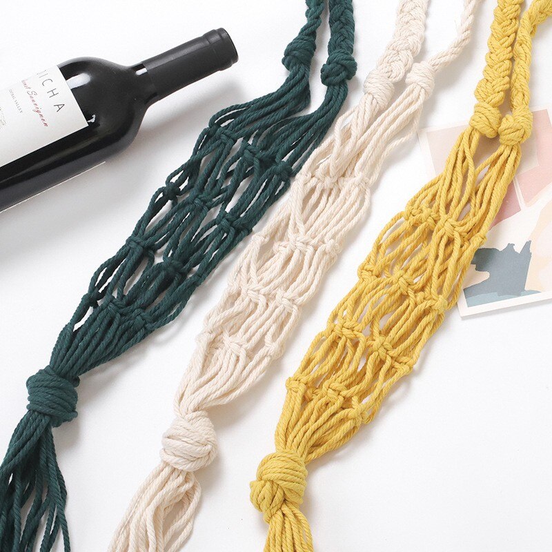 Boho Macrame Wine Bottle Holder