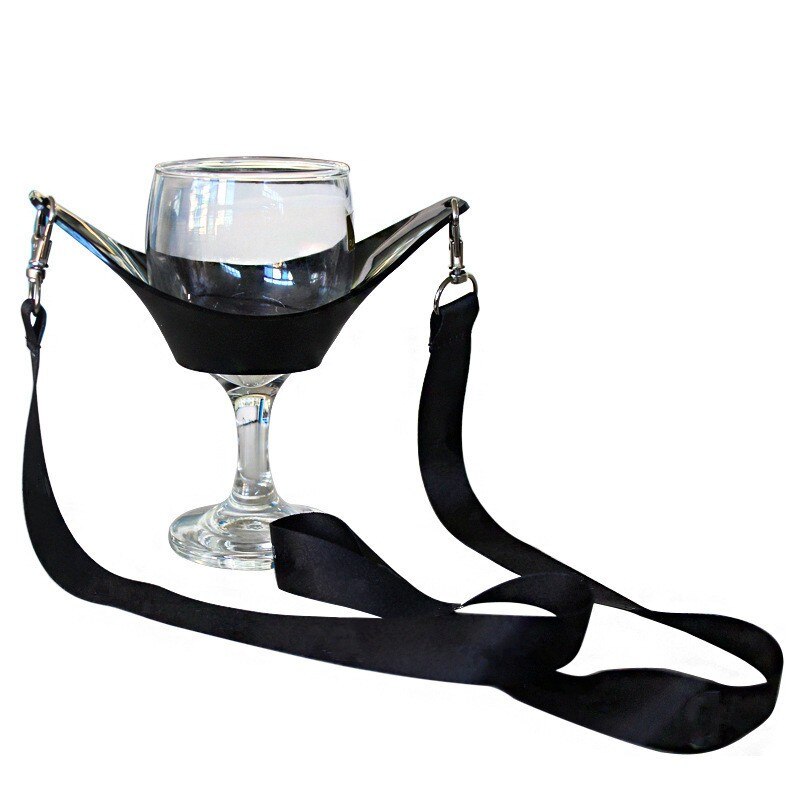 Hot Sell 1X Portable Wine Glass Lanyard Holder Straps Necklace Party Birthday Mother Gift Free your Hands In Party