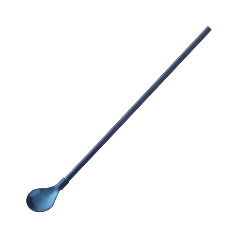 Straw Spoon Reusable Stainless Steel