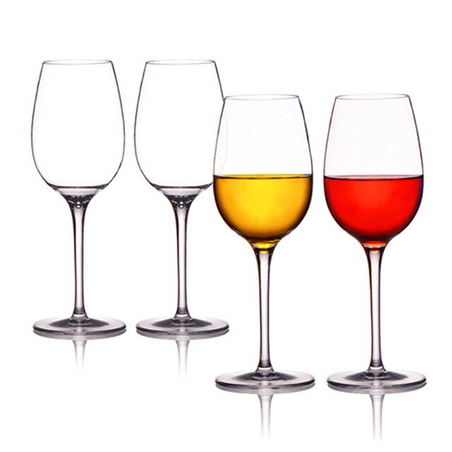 Transparent Plastic Wine Glass