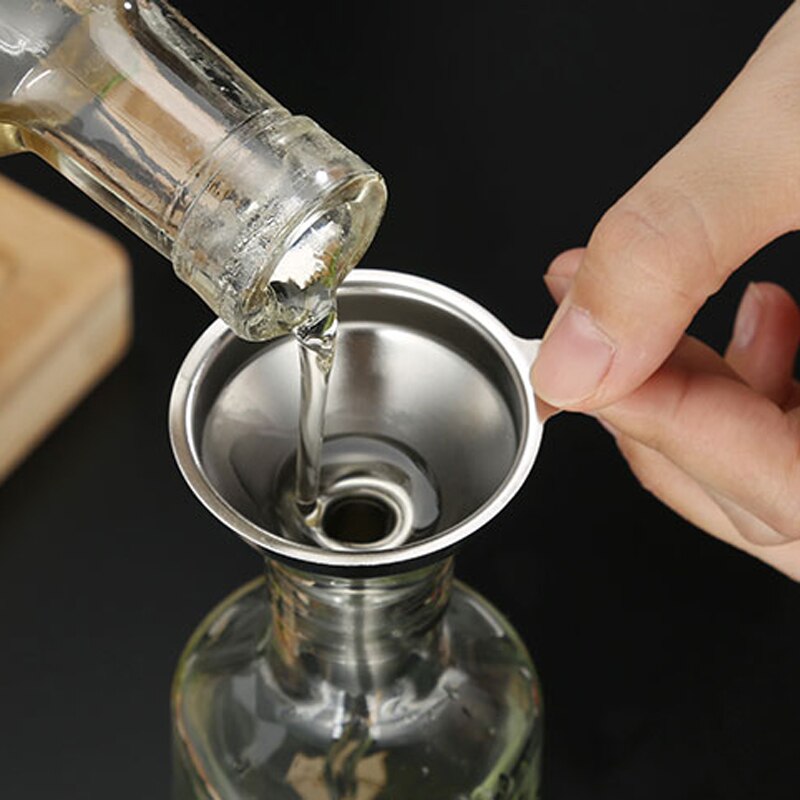 Stainless Steel Flask Funnels (2pcs)