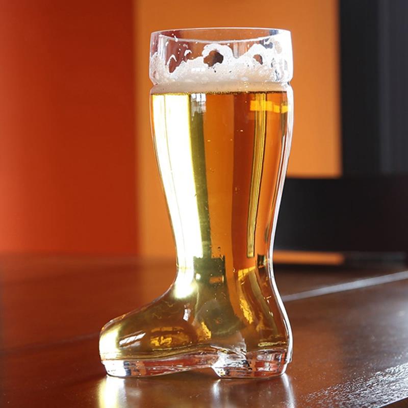 Cowboy Boot Beer Glass Mug