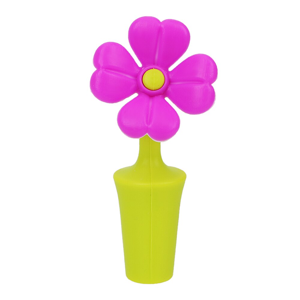 Silicone Bottle Stopper Flower Cork