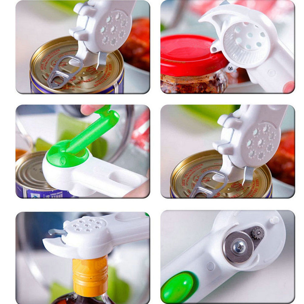 Multifunctional Bottle Jar Can Opener 7in1