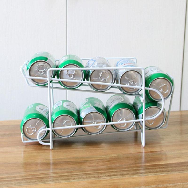 Can Dispenser Fridge Storage Rack