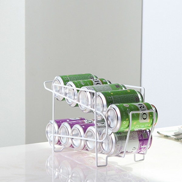 Can Dispenser Fridge Storage Rack