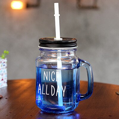 Mason Jars with Handle Drinking Cup