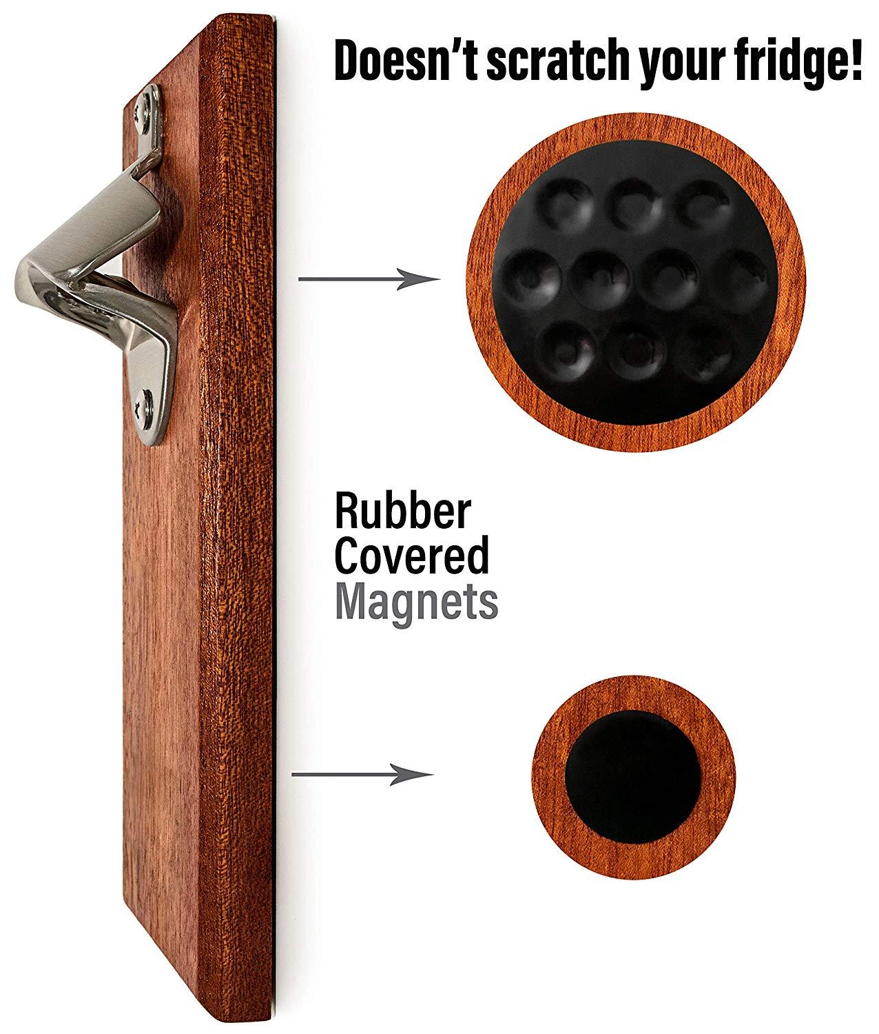 Magnetic Bottle Opener Wall Cap Catcher