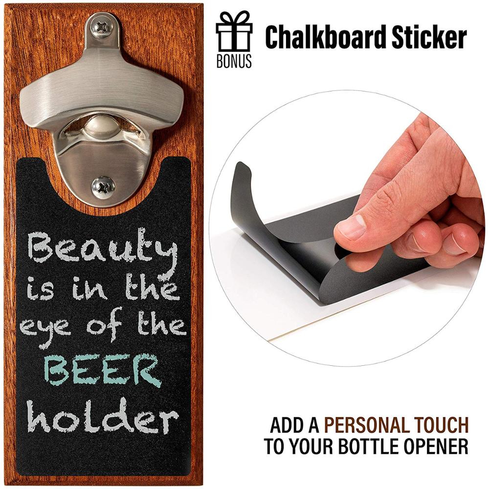 Magnetic Bottle Opener Wall Cap Catcher