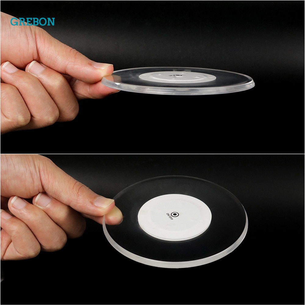 Round Disc LED Light Up Coaster