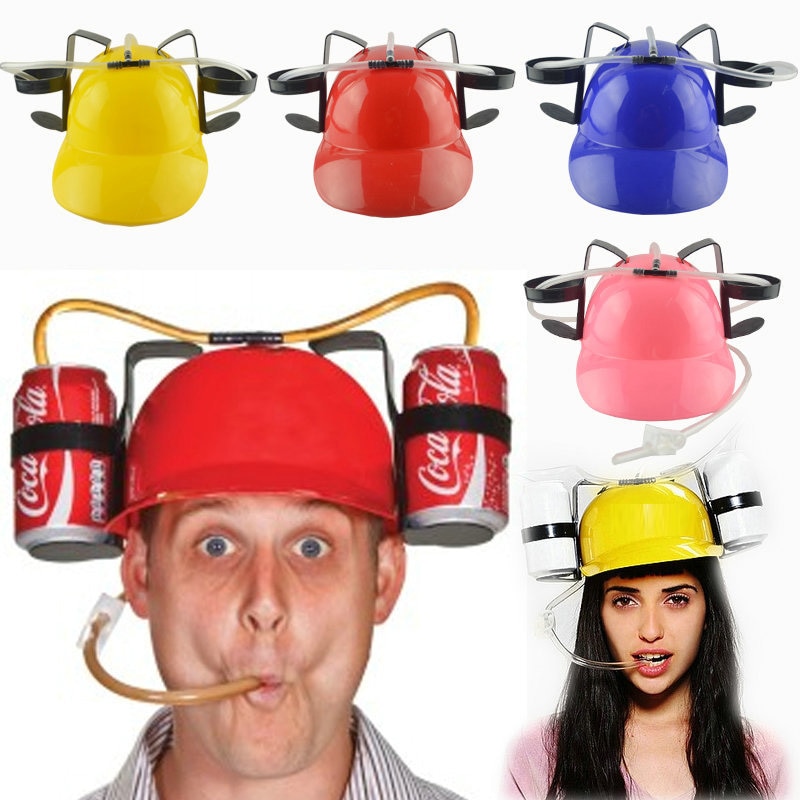 Novelty Lazy Beer Drinking Helmet