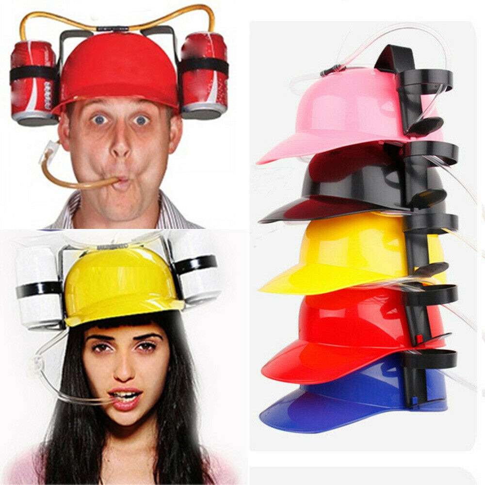 Novelty Lazy Beer Drinking Helmet