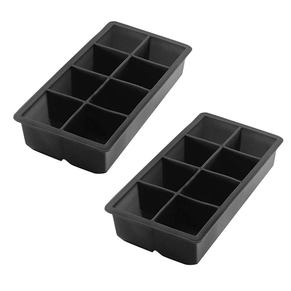 Silicone Big Ice Cubes Tray (8 Grids)