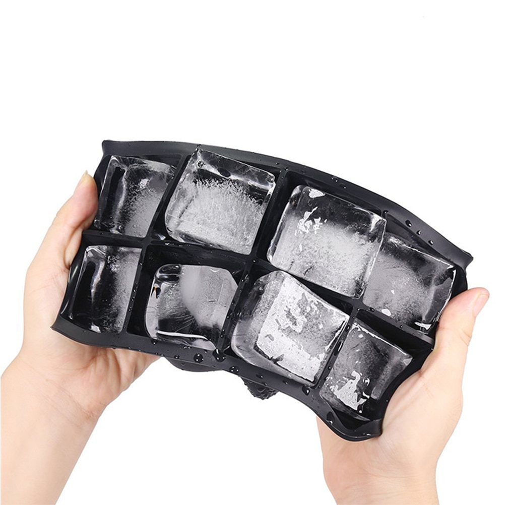 Silicone Big Ice Cubes Tray (8 Grids)