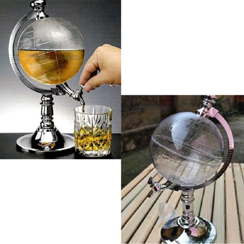 Globe Shaped Drink Dispenser With Tap