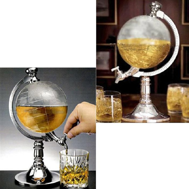 Globe Shaped Drink Dispenser With Tap