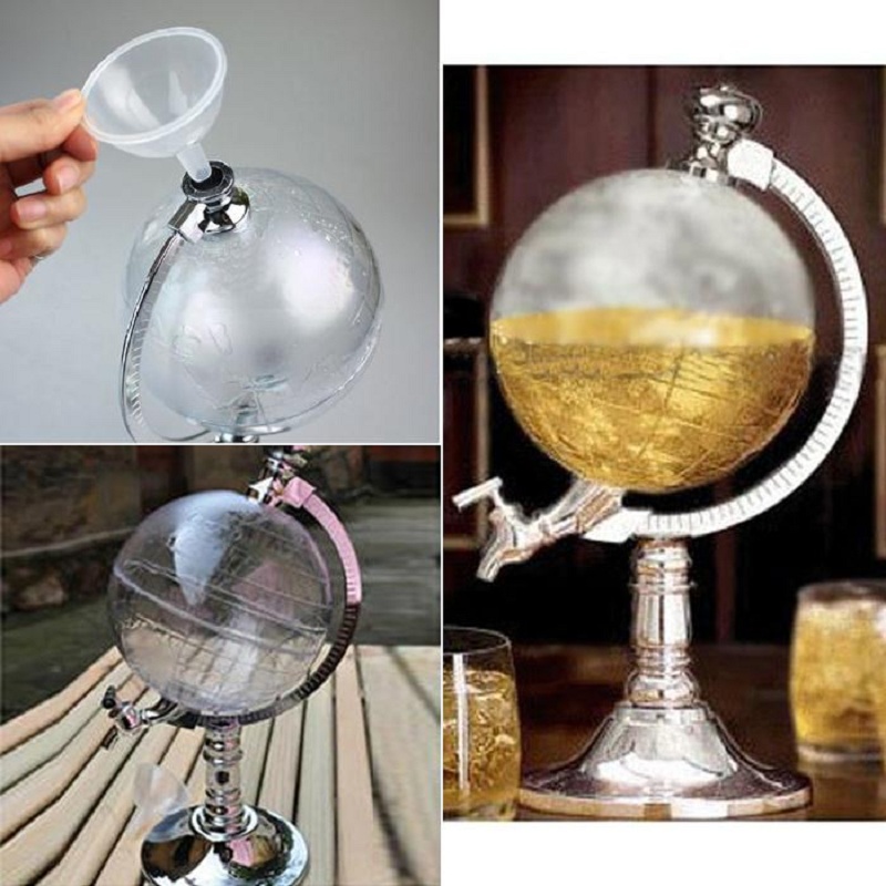 Globe Shaped Drink Dispenser With Tap