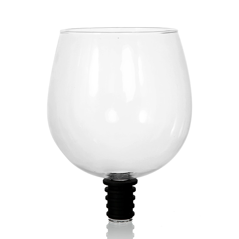 Glass Wine Topper Drinking Cup