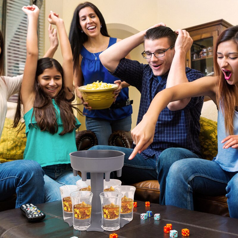 6 Shot Glass Dispenser Funnel