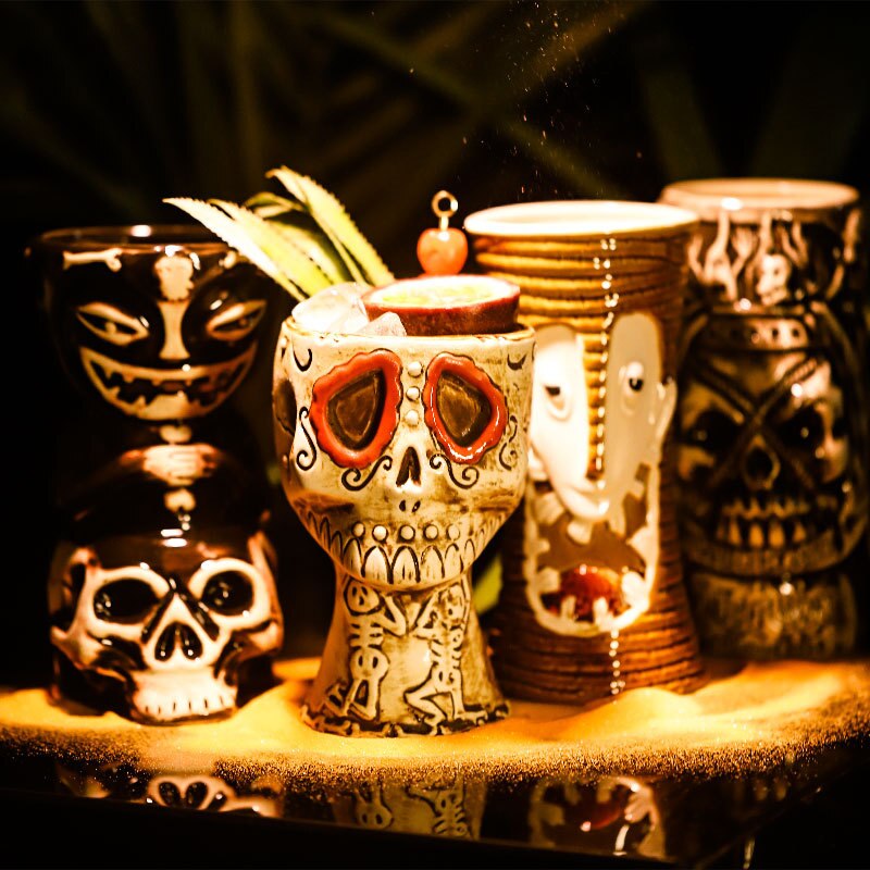 Hawaiian Creative Ceramic Tiki Mug