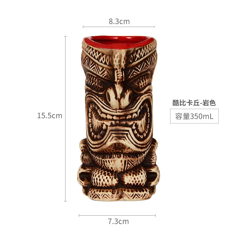 Hawaiian Creative Ceramic Tiki Mug