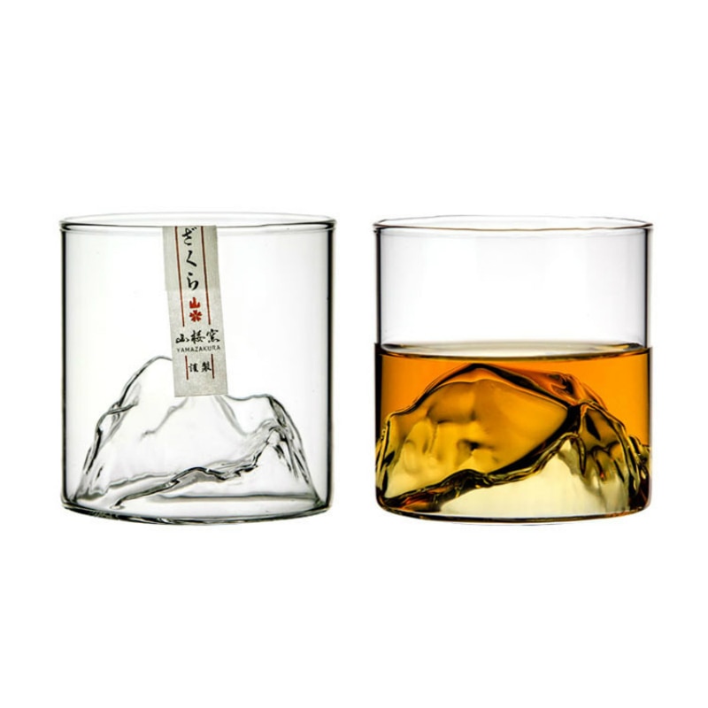 Crystal Mountain Whiskey Glass